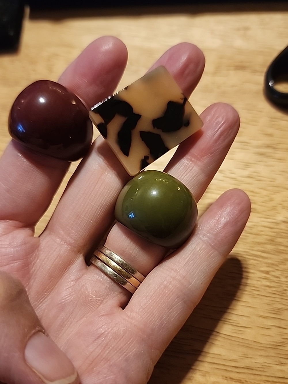 Resin Ring Set Colorful - Picture 5 of 6